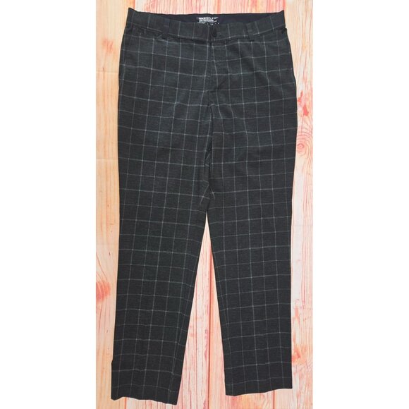 Nike Golf Mens Charcoal Checkered Dri-Fit Pants 32x30 - Picture 1 of 8